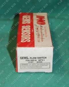 Gemas, 26916, FS-925, interruptor de flujo de uso general latón .5 gpm NUEVO - Imagen 1 de 3