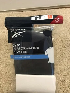 Reebok Jungen Performance Crew T-Shirt - 3er Pack - Größe S 6/7 - Bild 1 von 2