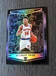 Tarjeta de novato 2018-19 Chronicles Obsidian vista previa ALLONZO TRIER #580 RC Knicks - Imagen 1 de 2