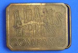 Vintage Messingschnalle, Adam Express Company, für 11/2 Zoll Gürtel ** [29856] - Bild 1 von 2