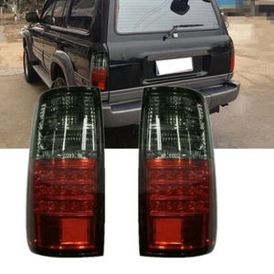 Red+Black LED Tail Light Brake Lamps for Toyota Land Cruiser LC80 FJ80 1991-1997 - Picture 1 of 4