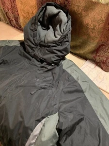 Vintage Mens Snozu Stretch-o-rama Jacket Sz XXL Black Zip Up Detach Hood Winter - Picture 1 of 11