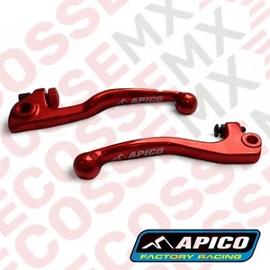 JUEGO PALANCA FRENO Y EMBRAGUE BETA APICO ELITE RR250 RR300 2013-2024 ROJO - Imagen 1 de 3