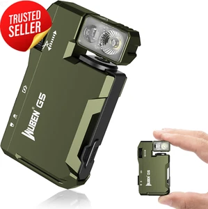 G5 R.G.B EDC Flashlight 400LM Rechargeable Mini Keychain Light IP68 Waterproof. - Imagen 1 de 12