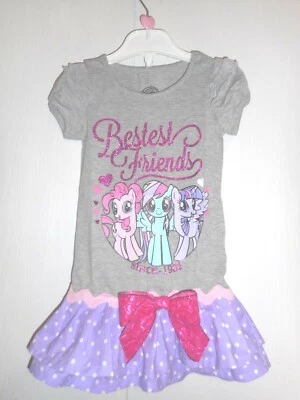 Girls Little Pony Dress Handmade Ruffles Layered Hasbro Size 3T NWT - Image 1 of 3