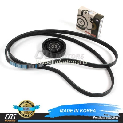 Kit de polea tensora y correa serpentina para Hyundai Elantra 2007-2012 2,0 L Foto 1 de 4