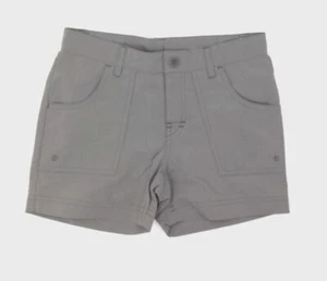 $69 The North Face Kid's Girl's Gray Hybrid Hiking Swimwear Trunks Shorts Size S - Picture 1 of 2