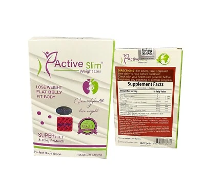 EIGENABFÜLLUNG ACTIVE SLIM Gewichtsverlust Kräuter natürliche Fatburner Abnehmen Aminosäuren
