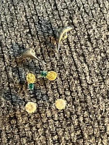 Sterling Silber Konvolut 3 Paar Ohrstecker - Bild 1 von 3