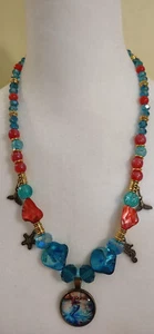 Halskette, Alltagskleidung, Meerjungfrau, Seestern, Seepferdchen, The Life Aquatic Beauty - Bild 1 von 6