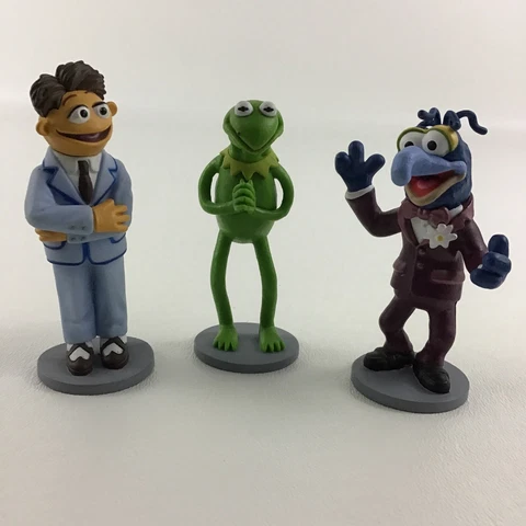 Disney The Muppets Most Wanted Kermit Walter Grover Collectible PVC Figures Lot Cover