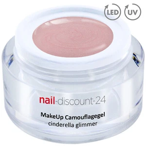 PremiumXL Camouflage UV Gel Make Up cinderella glimmer 15ml Aufbau Nagel Cover - Bild 1 von 3