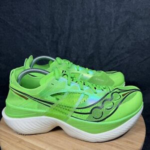 Saucony Endorphin Elite Mens 11 Slime Green Running Shoes S20768-30