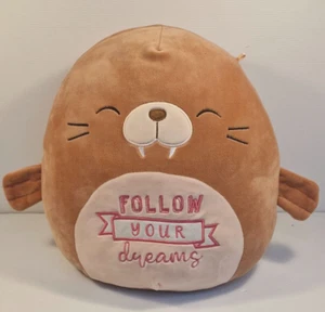 Peluche Squishmallows Bindy the Walrus Follow Your Dreams Kellytoy Cuddly 30 cm - Imagen 1 de 7