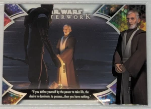 Obi-Wan Kenobi Quote Card OB1-10 Topps Masterwork Star Wars 2022 Base Insert - Picture 1 of 1