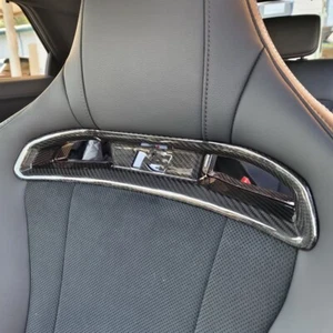 Glänzend Kohlefaser Innenraum Sitze N Loch Cover für Hyundai Veloster N 2023 - Picture 1 of 8