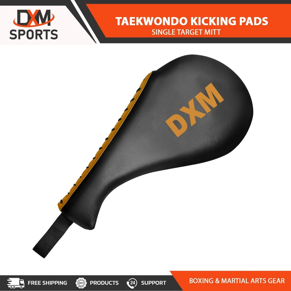 DXM SPORTS Taekwondo Single Kick Pad Tae Kwon Do Karate Kickboxing Foot Practice