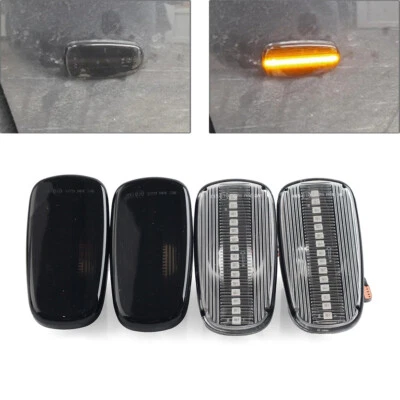 Lámpara de señal de giro LED lateral secuencial para Toyota Crown Land Cruiser RAV4 Foto 1 de 4