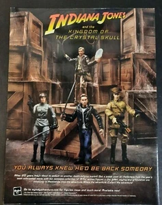 INDIANA JONES Kingdom of the Crystal Skull Figuren ~ Magazin PRINT AD 2008  - Bild 1 von 1