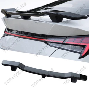 Gloss Black Rear trunk spoiler Tail Wing GT Style For Hyundai Elantra 2024-2025 - Picture 1 of 10