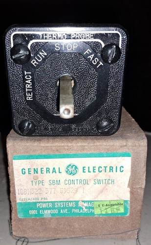 GE SBM Control Switch - 10BN322-377-59529-1 - NIB. | eBay