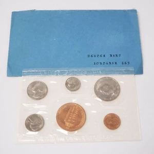 (1) 1974 D Denver Mint Souvenir Set BU Brilliant Uncirculated Coin Set - Picture 1 of 2