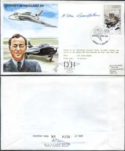 TP33c Geoffrey de Havilland Jnr OBE. Signiert von M.S. Goodfellow (B) - Bild 1 von 1