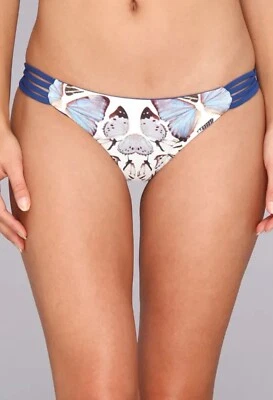 Wildfox плавать средний бабочка небо двусторонний синий ремень бразильские стринги низ  - Изображение 1 из 4