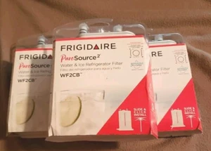 3 x Frigidaire Pure Source 2 Water Ice Refrigerator Filter WF2CB New Sealed - Picture 1 of 3