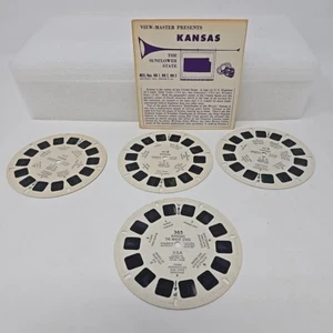 View Master Kansas Reels KN-1, KN-2, KN-3, 365 Lot of 4 Reels - Picture 1 of 2