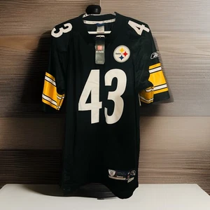 100% Authentic Troy Polamalu Vintage Reebok Steelers Jersey Stitched NWT - Picture 1 of 21