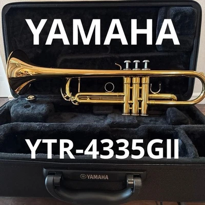 Yamaha YTR-4335GII Trompete Gold gepflegt mit Koffer Musikinstrumentenmundstück - Bild 1 von 4