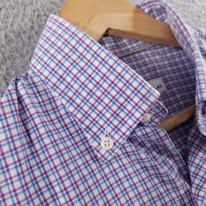 Peter Millar Shirt Small Silk Blend Performance Sport Jefferson Crown Commuter - Picture 1 of 15