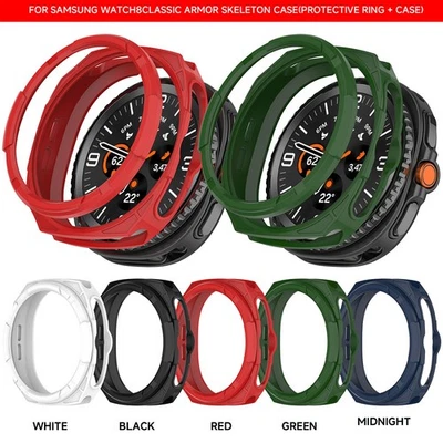 GEEKTHINK For Galaxy Watch 8 Classic Case Scratch-Resistance TPU Protection Rugged Cover