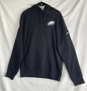 Nike Philadelphia Eagles 2023 NFL Sideline Club Fleece Hoodie Black Size Small - Picture 1 of 14