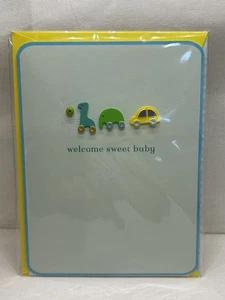 Papyrus Baby Shower Card- Welcome Sweet Baby- New in Cellophane - Picture 1 of 2