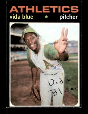 Topps Baseball 1971 #544 Vida Blue EX/MT *e1 Foto 1 de 2