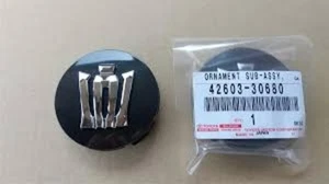 TOYOTA Genuine OEM Wheel Center Cap Black Left Right Pair Crown ARS220 - Picture 1 of 3