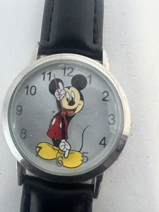 Mickey Mouse Disney Watch SR626SW Sorcerer Silver Tone - Picture 1 of 4