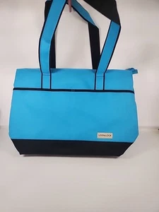 Borsa tote isolata Lock&Lock con manici 16x12 blu ghiacciaio nuova - Foto 1 di 8