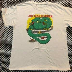 Vintage The Dead Milkmen Musik Band Baumwolle weiß alle Größen Unisex T-Shirt SE584 - Bild 1 von 5