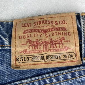 Vtg 90s USA Made Levi’s 515 Relaxed Fit NWT 35x34 Deadstock American Workwear - Picture 1 of 14