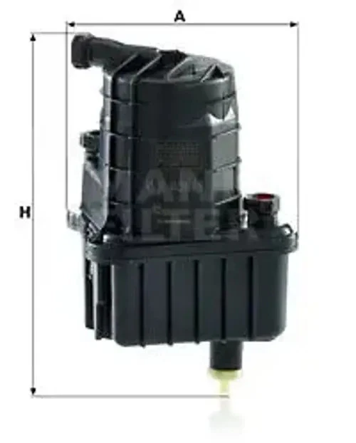 Fuel filter In-Line Filter WK 939/3 MANN-FILTER for RENAULT MODUS / GRAND MODUS - Image 1 of 1