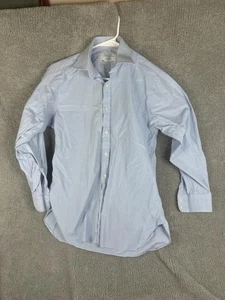 Camisa Charles Tyrwhitt Para Hombres 15 33 Azul Cuadros Manga Larga Vestido Camisa Abotonada - Imagen 1 de 10