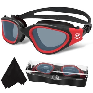 Polarized Swimming Goggles Swim Pool Goggles Anti Fog Anti UV No Leakage Clea... - Picture 1 of 6