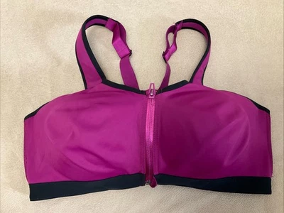 Victoria’s Secret Bra 36DDD Knockout Sports Front Close On Point Magenta - Image 1 of 4
