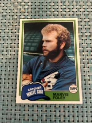 1981 Topps Rookie RC  Card #646 Marvis Foley Chicago White Sox NmMt Free Ship! - Image 1 of 3