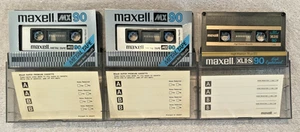 (2) MAXELL MX90 Metal Cassette Tapes & (1) MAXELL XLII-S Cassette Tape USED - Bild 1 von 17