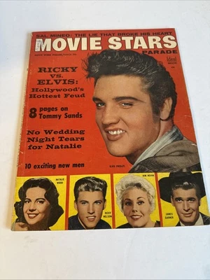 Rickey Nelson Vs Elvis Presley COVER + story  TV Star Parade (3/58) - Image 1 of 4