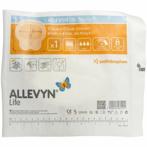 *1-Piece* Smith & Nephew Allevyn Life Sacrum 6-3/4” x 6-7/8” Dressing 66801306 - Picture 1 of 2